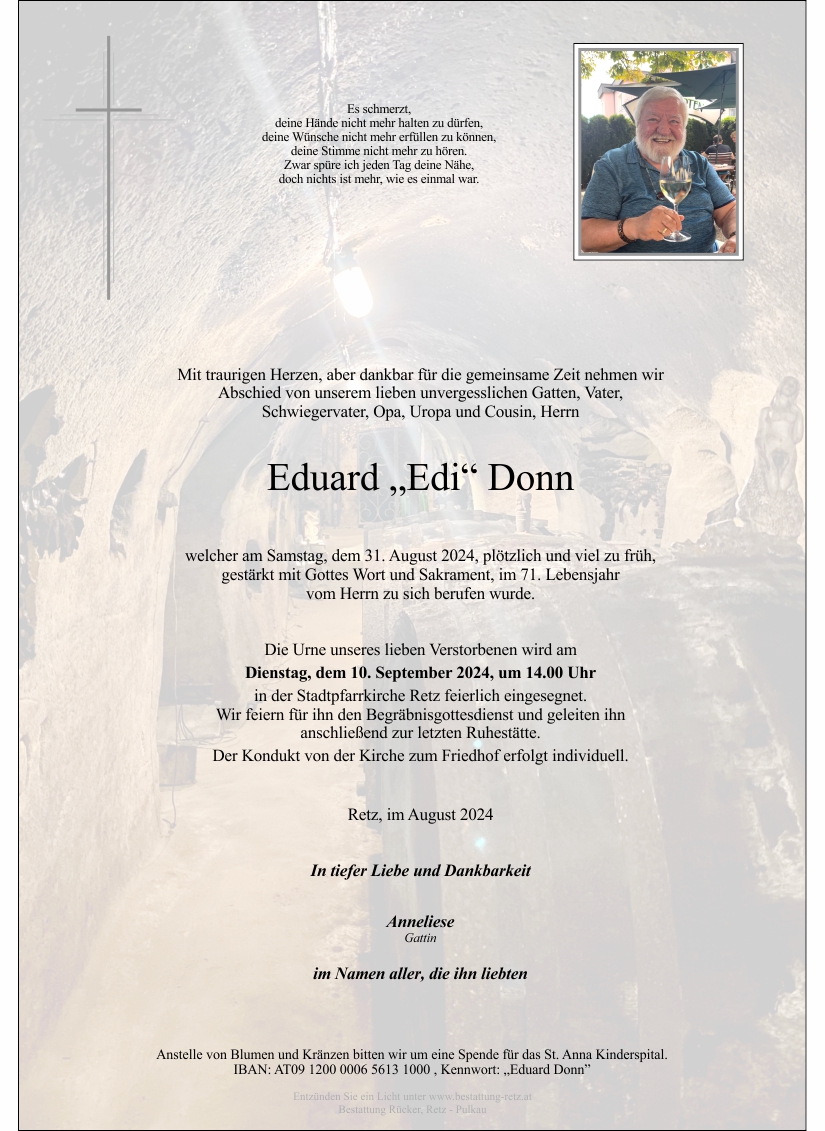 Parte von Eduard Donn