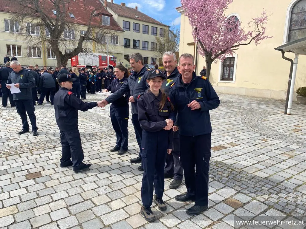 Foto 10, 27.03.2023, Wissenstest der Feuerwehrjugend - Alle erreichten volle Punktezahl