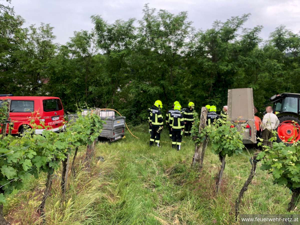Foto 6, 09.06.2023, Technischer Einsatz - Traktorbergung
