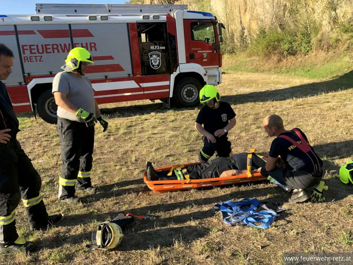 Foto 1, 14.08.2023, Technische Übung im Steinbruch Obernalb Foto 1, 14.08.2023, Technische Übung im Steinbruch Obernalb