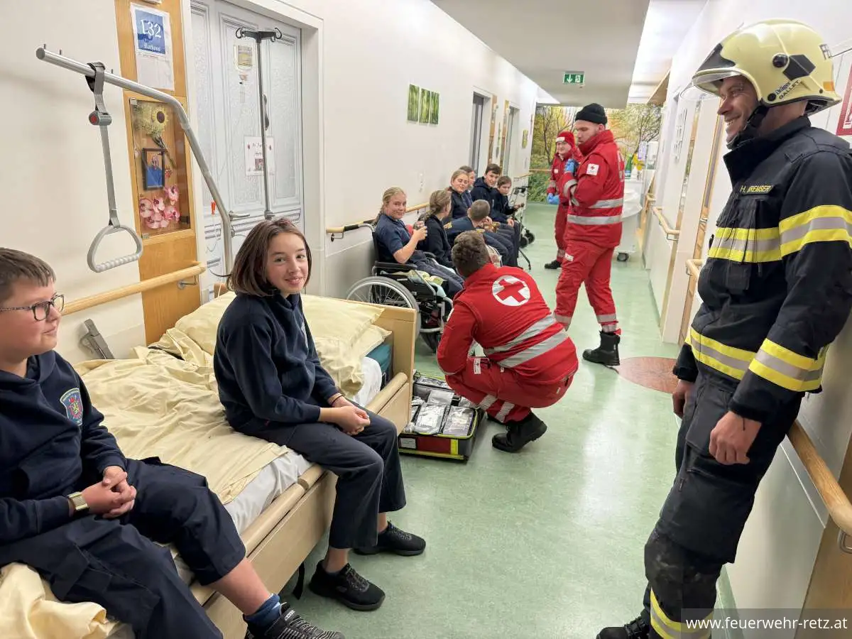 Foto 16, 19.11.2023, Branddienstübung im Pflegezentrum Retz
