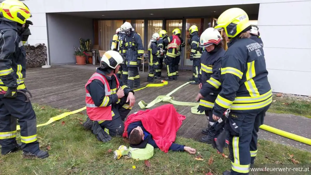 Foto 20, 19.11.2023, Branddienstübung im Pflegezentrum Retz