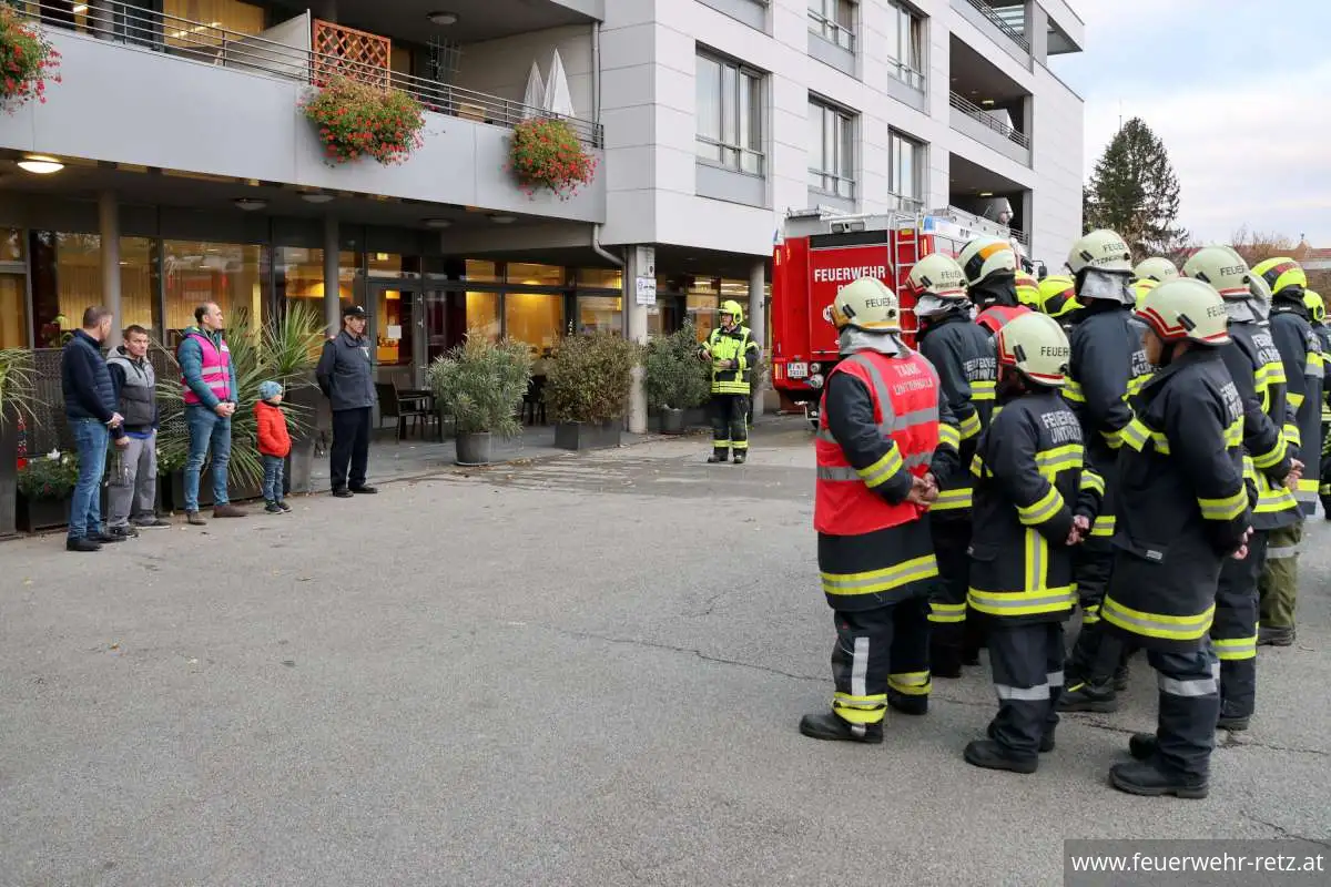 Foto 25, 19.11.2023, Branddienstübung im Pflegezentrum Retz