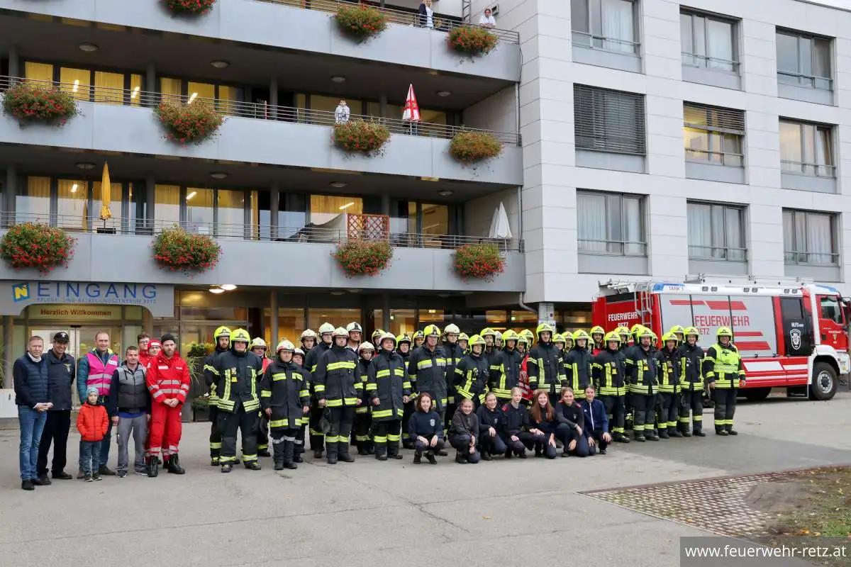 Foto 27, 19.11.2023, Branddienstübung im Pflegezentrum Retz
