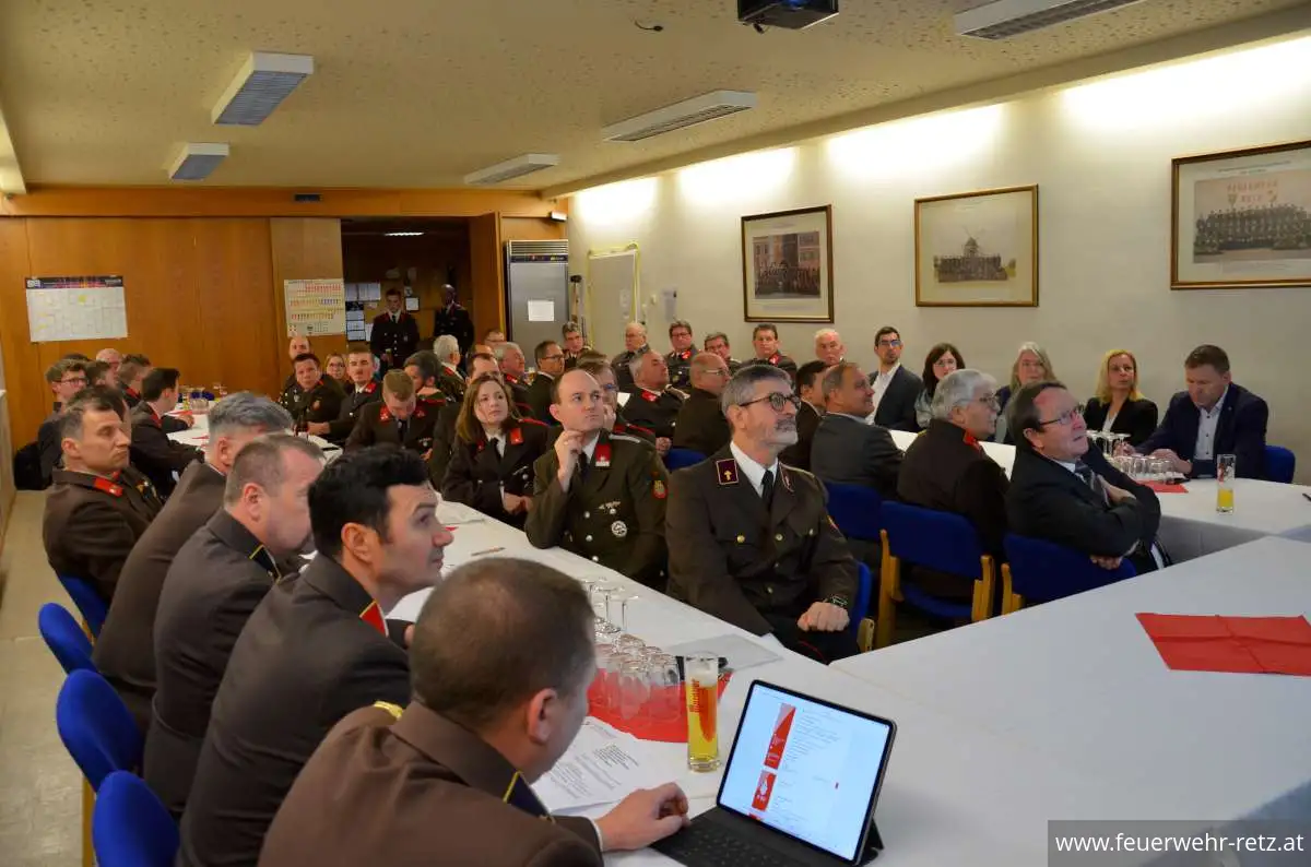 Foto 3, 28.01.2025, Mitgliederversammlung der Feuerwehr Retz Foto 3, 28.01.2025, Mitgliederversammlung der Feuerwehr Retz