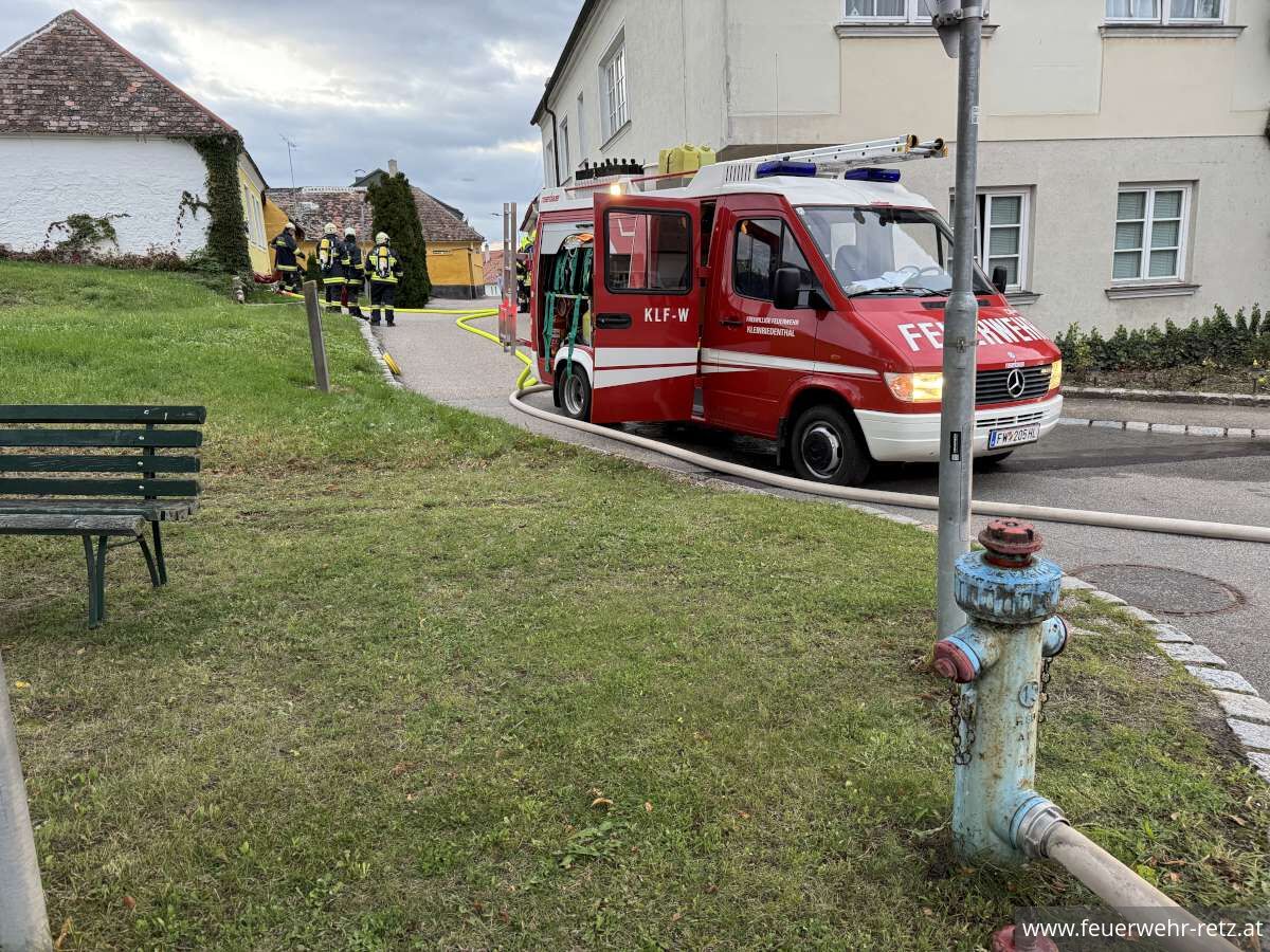 Foto 1, 13.10.2025, Unterabschnittsübung des UA Retz in Kleinriedenthal Foto 1, 13.10.2025, Unterabschnittsübung des UA Retz in Kleinriedenthal