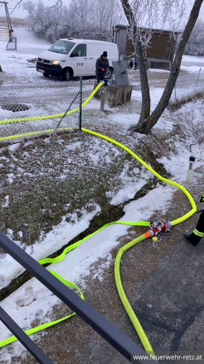 Foto 6, 26.01.2026, Trinkwasserversorgung nach Fäkalien Unfall in CZ - Zwischenbericht Foto 6, 26.01.2026, Trinkwasserversorgung nach Fäkalien Unfall in CZ - Zwischenbericht