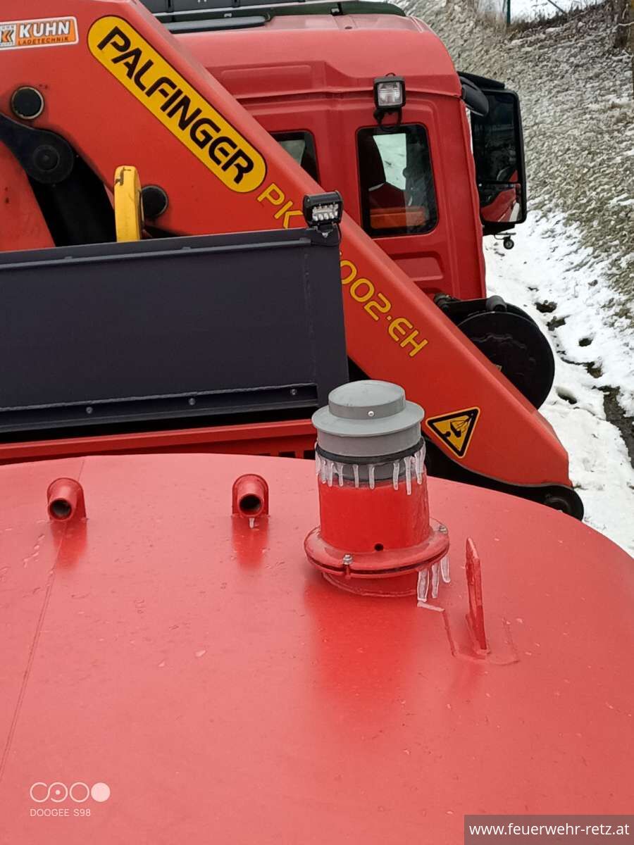Foto 8, 26.01.2026, Trinkwasserversorgung nach Fäkalien Unfall in CZ - Zwischenbericht Foto 8, 26.01.2026, Trinkwasserversorgung nach Fäkalien Unfall in CZ - Zwischenbericht