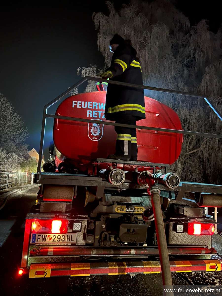 Foto 11, 26.01.2026, Trinkwasserversorgung nach Fäkalien Unfall in CZ - Zwischenbericht Foto 11, 26.01.2026, Trinkwasserversorgung nach Fäkalien Unfall in CZ - Zwischenbericht