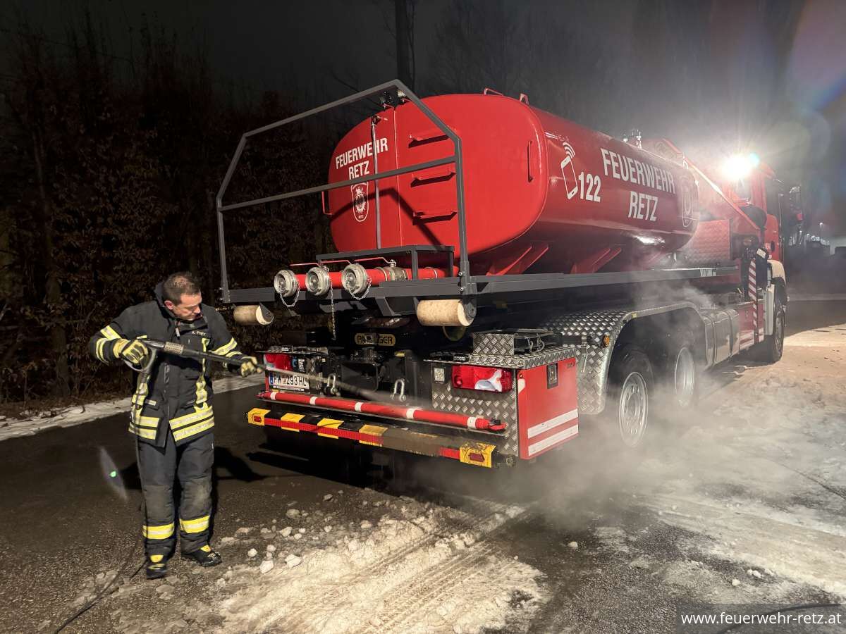 Foto 12, 26.01.2026, Trinkwasserversorgung nach Fäkalien Unfall in CZ - Zwischenbericht Foto 12, 26.01.2026, Trinkwasserversorgung nach Fäkalien Unfall in CZ - Zwischenbericht