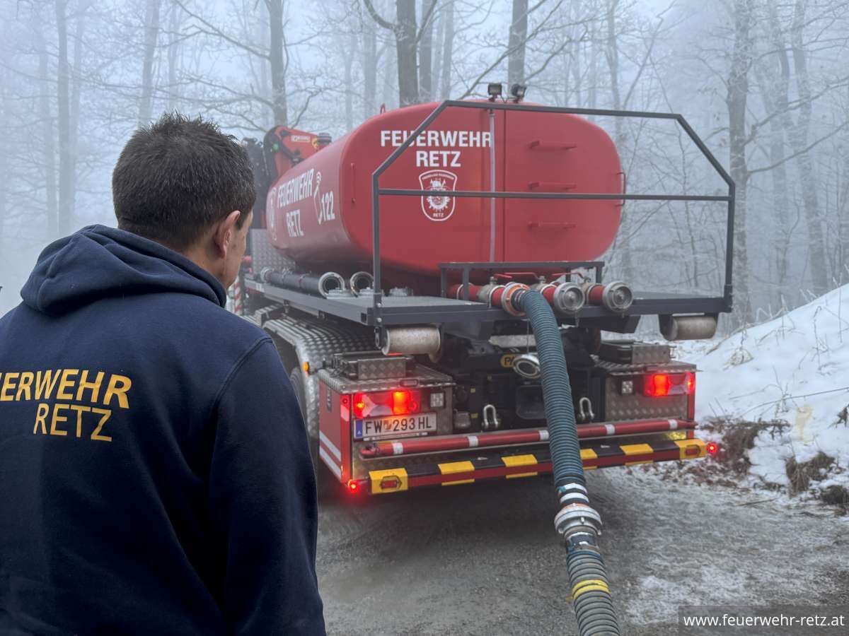 Foto 14, 26.01.2026, Trinkwasserversorgung nach Fäkalien Unfall in CZ - Zwischenbericht Foto 14, 26.01.2026, Trinkwasserversorgung nach Fäkalien Unfall in CZ - Zwischenbericht