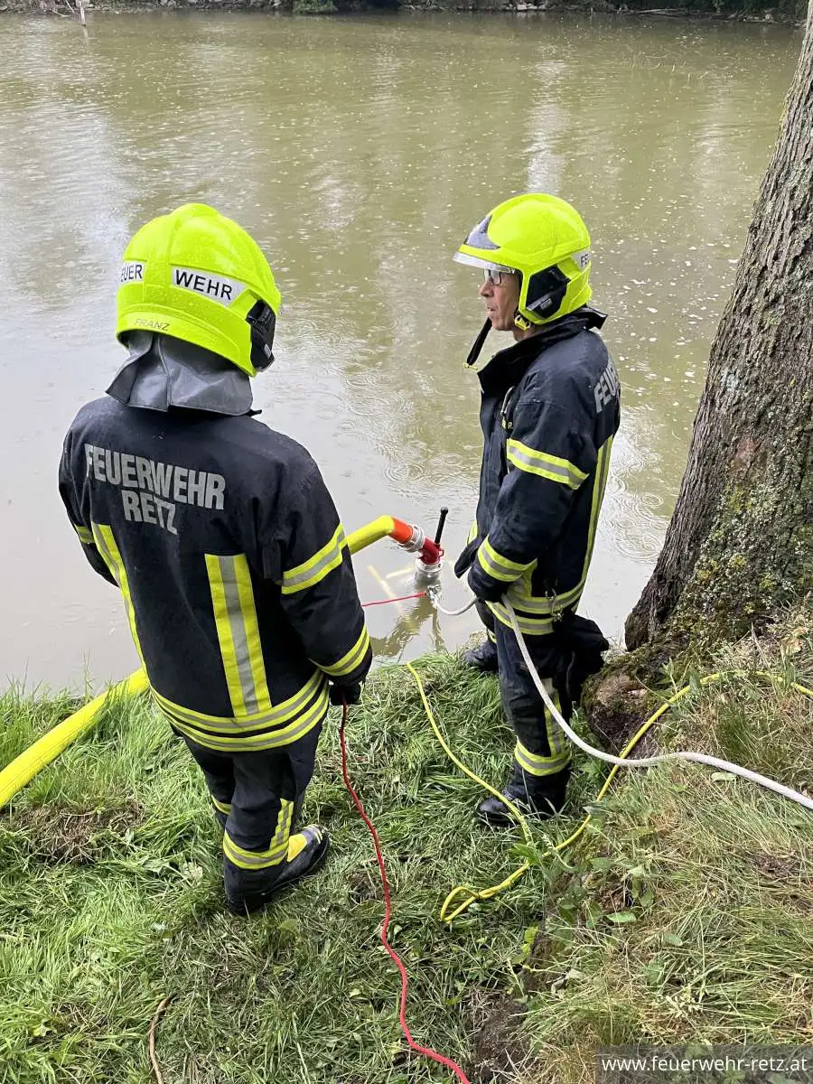 Foto 8, 11.06.2026, Gemeinsam für den Ernstfall gerüstet: Übung der FF Retz und FF Unternalb