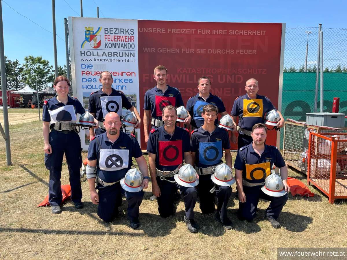 Foto 3, 03.07.2026, Erfolgreiche Teilnahme der FF Retz bei den Bezirksfeuerwehrleistungsbewerben in Unterretzbach Foto 3, 03.07.2026, Erfolgreiche Teilnahme der FF Retz bei den Bezirksfeuerwehrleistungsbewerben in Unterretzbach