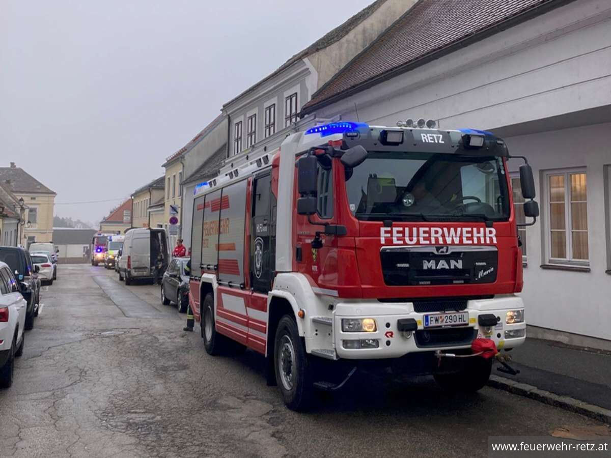Foto 2, 28.01.2026, Schadstoffeinsatz - Zwei Einsätze in kurzer Zeit für die Feuerwehr Retz Foto 2, 28.01.2026, Schadstoffeinsatz - Zwei Einsätze in kurzer Zeit für die Feuerwehr Retz