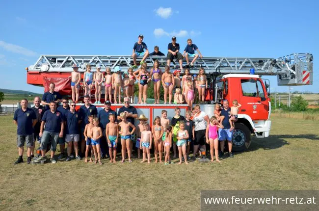 Foto 30, 07.08.2018, Hitzerekord beim Ferienspiel der Freiwilligen Feuerwehr Retz Foto 30, 07.08.2018, Hitzerekord beim Ferienspiel der Freiwilligen Feuerwehr Retz
