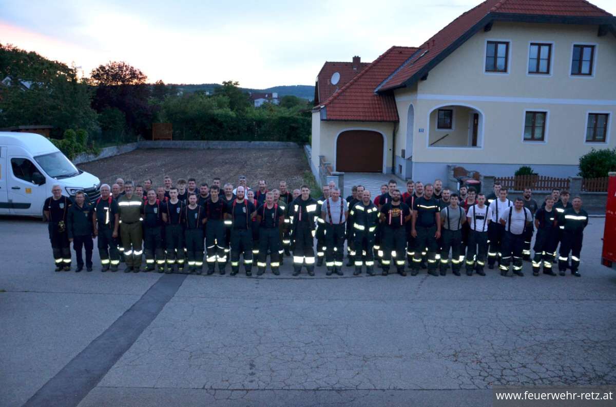 Foto 27, 29.05.2024, Unterabschnittsübung in der Retzer Altstadt