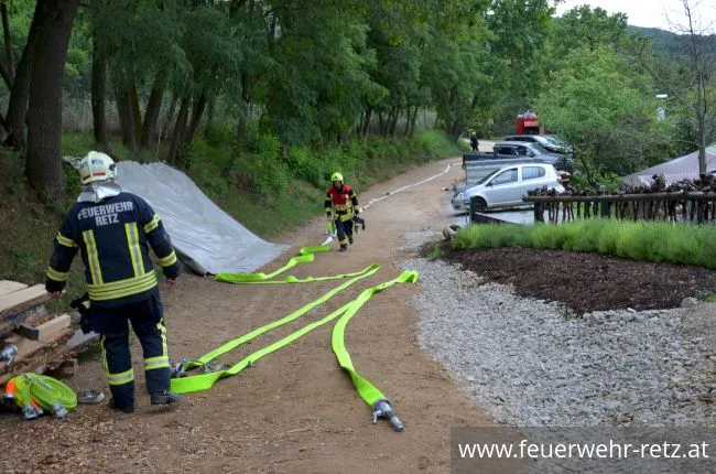 Foto 8, 30.07.2019, Übung - Brand Reithalle und Wald Foto 8, 30.07.2019, Übung - Brand Reithalle und Wald