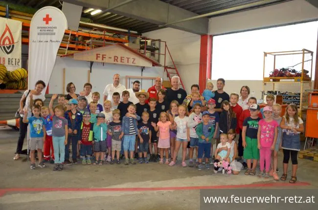 Foto 18, 02.09.2019, Ferienspiel der Blaulichtorganisationen 2019 - Blaulichtnachmittag mit Feuerwehr und Rotes Kreuz Foto 18, 02.09.2019, Ferienspiel der Blaulichtorganisationen 2019 - Blaulichtnachmittag mit Feuerwehr und Rotes Kreuz