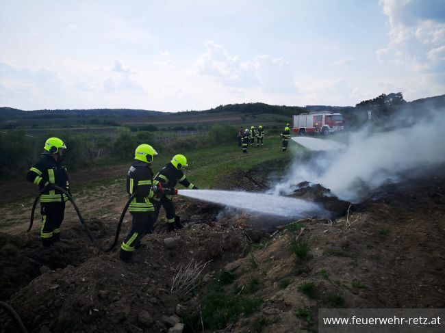 Foto 1, 03.05.2022, Brandeinsatz - Flächenbrand in Weinrieden