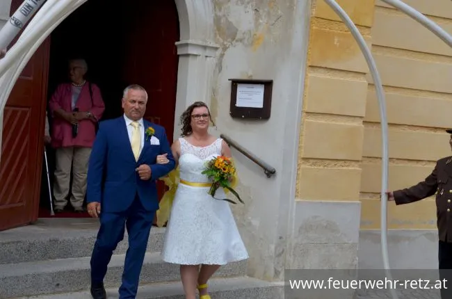 Foto 1, 16.07.2019, Feuerwehrhochzeit in Retz Foto 1, 16.07.2019, Feuerwehrhochzeit in Retz