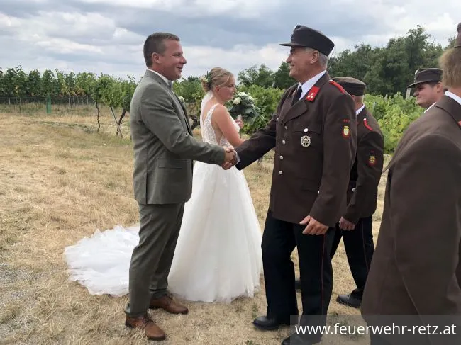Foto 5, 17.08.2022, Feuerwehrhochzeit in den Retzer Weingärten
