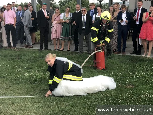 Foto 7, 17.08.2022, Feuerwehrhochzeit in den Retzer Weingärten