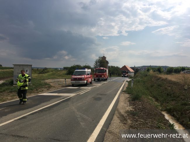 Foto 3, 01.08.2019, Technischer Einsatz - Verkehrsunfall mit eingeklemmter Person