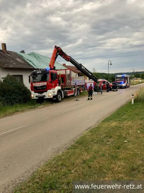 Foto 4, 29.06.2021, Einsatzreiche Tage nach Hagelunwetter - KHD-Einsätze im Bezirk Hollabrunn