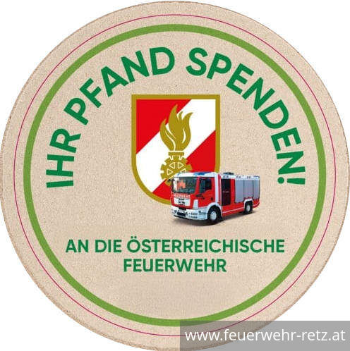 Foto 2, 13.04.2026, Ein kleiner Knopfdruck mit großer Wirkung! - Feuerwehr Retz mit Pfandbonspende unterstützen