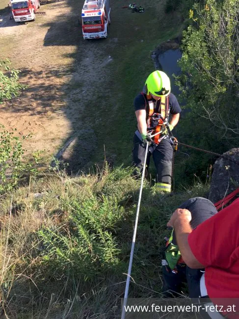 Foto 2, 16.07.2019, Technische Übung im Steinbruch Obernalb Foto 2, 16.07.2019, Technische Übung im Steinbruch Obernalb