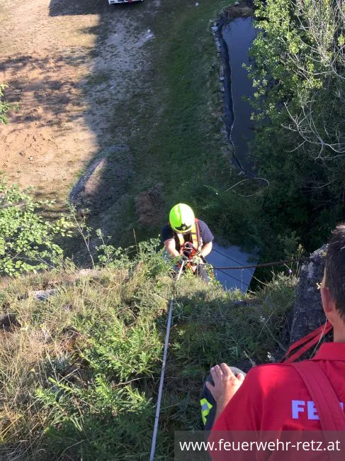Foto 4, 16.07.2019, Technische Übung im Steinbruch Obernalb Foto 4, 16.07.2019, Technische Übung im Steinbruch Obernalb