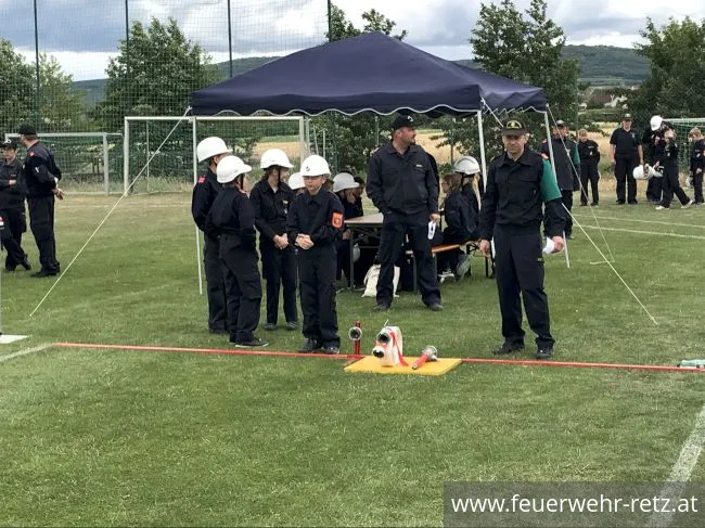 Foto 2, 19.07.2018, Leistungsbewerbe der Feuerwehrjugend 2018 - Sehr gute Leistung in Untermarkersdorf Foto 2, 19.07.2018, Leistungsbewerbe der Feuerwehrjugend 2018 - Sehr gute Leistung in Untermarkersdorf