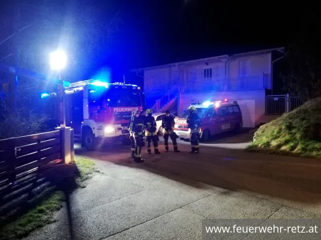 Foto 4, 31.03.2021, Wohnhausbrand in Retz - Alarmanlage verhindert Großbrand