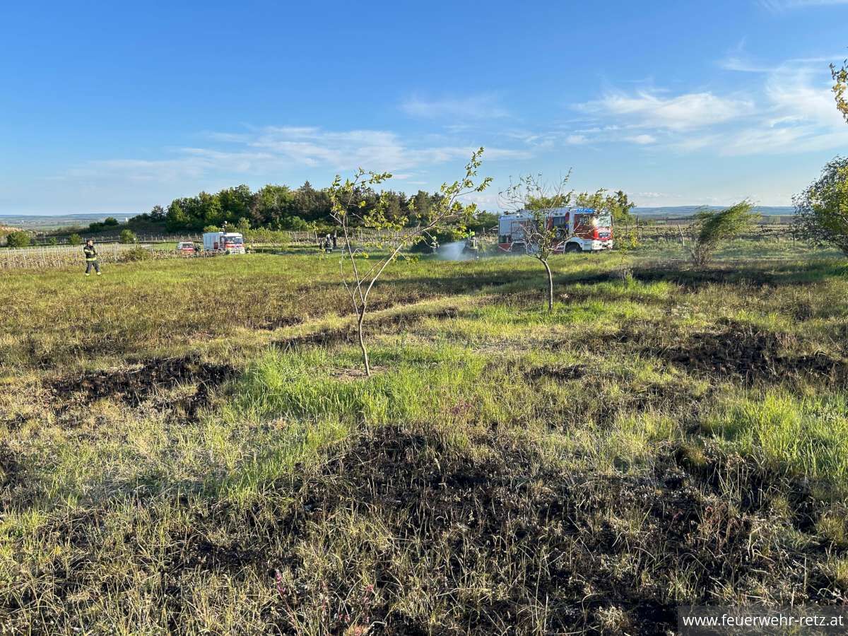 Foto 12, 02.05.2024, Zwei Vegetationsbrände während des FF-Heurigenwochenende