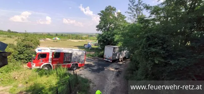 Foto 4, 10.08.2020, Technischer Einsatz - Bergung eines LKW Foto 4, 10.08.2020, Technischer Einsatz - Bergung eines LKW