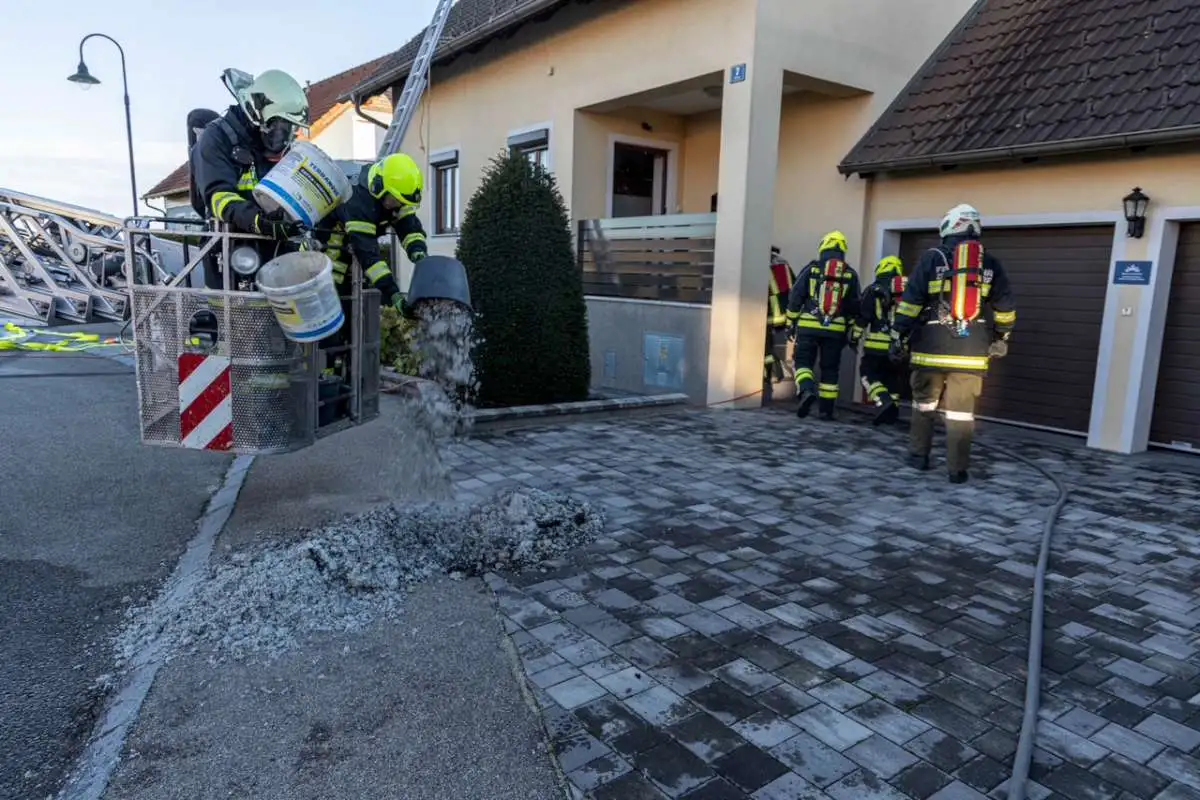 Foto 2, 21.11.2024, Brandeinsatz - Wohnhausbrand in Zellerndorf Foto 2, 21.11.2024, Brandeinsatz - Wohnhausbrand in Zellerndorf