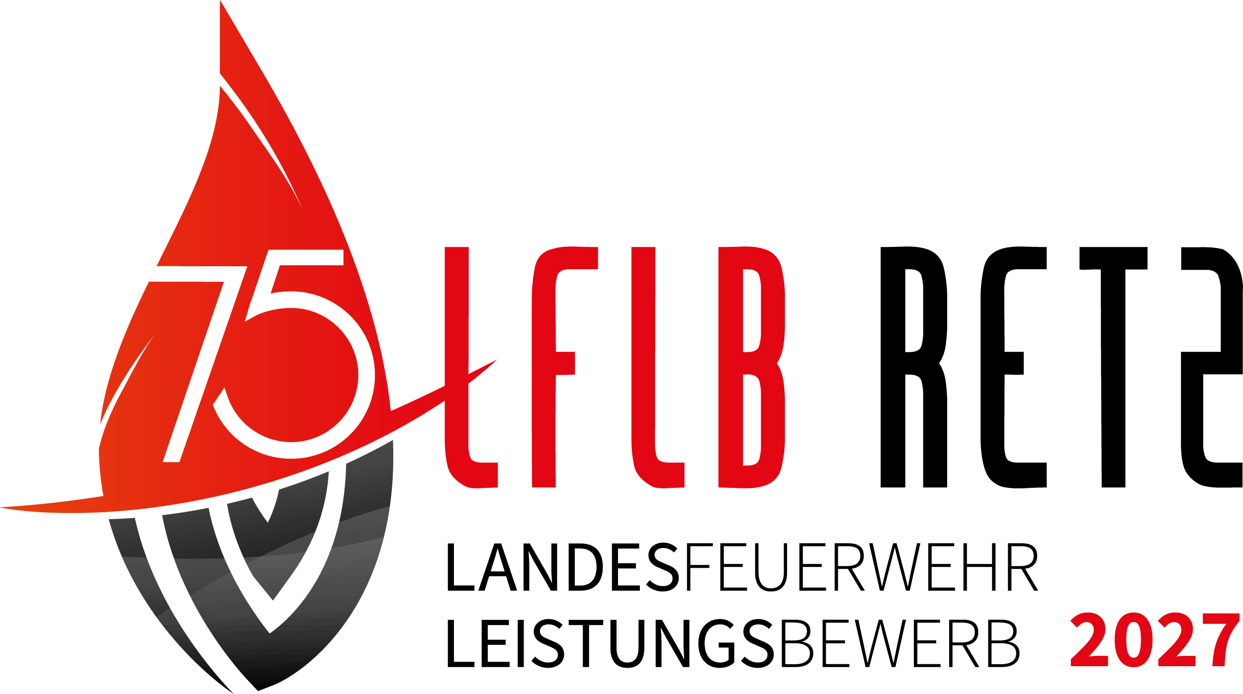 Logo der 75. Nieder­österreichische Landesfeuerwehr­leistungsbewerbe 2027 in Retz