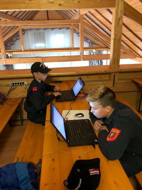 Foto 5, 17.10.2018, Fertigkeitsabzeichen/-Spiel Feuerwehrtechnik in Pernersdorf
