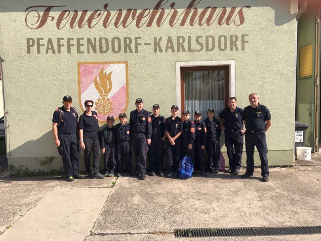 Foto 6, 17.10.2018, Fertigkeitsabzeichen/-Spiel Feuerwehrtechnik in Pernersdorf